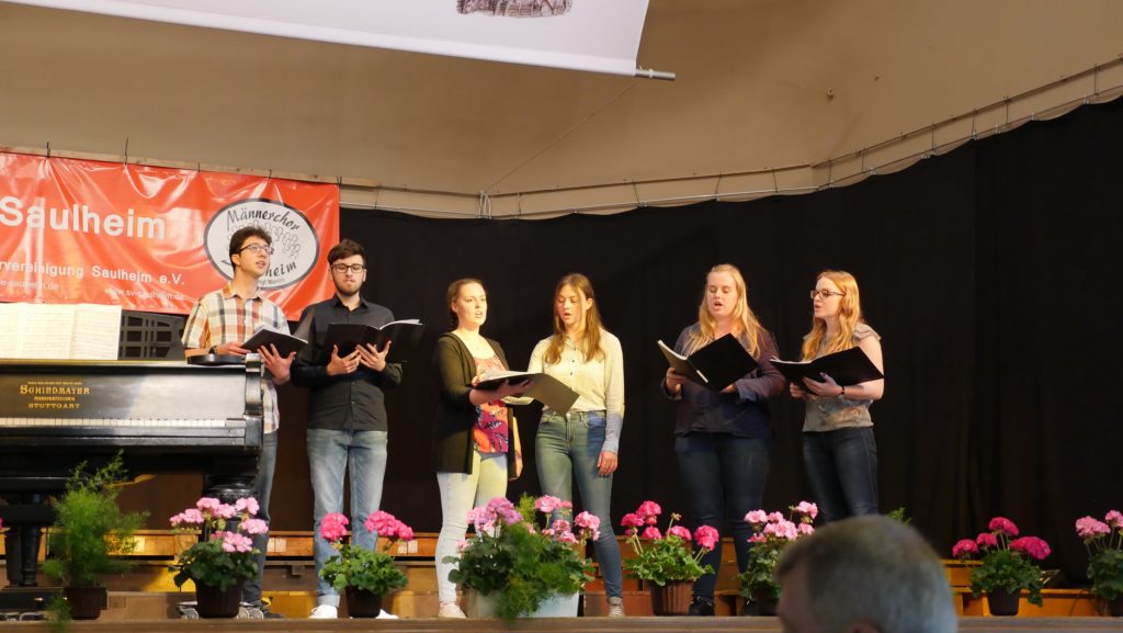 Bild unseres Auftritts am 16. Juni in Saulheim